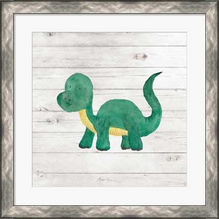 Framed Water Color Dino VI Print