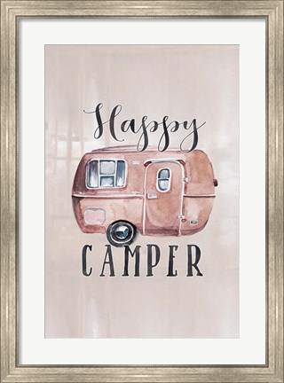 Framed Happy Camper Print