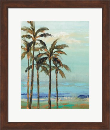 Framed Copper Palms II Print