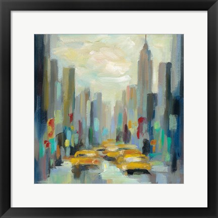 Framed Manhattan Sketches II Print