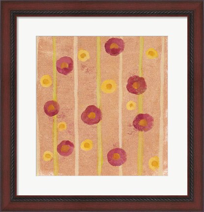 Framed Breezy Floral Element 2 Print