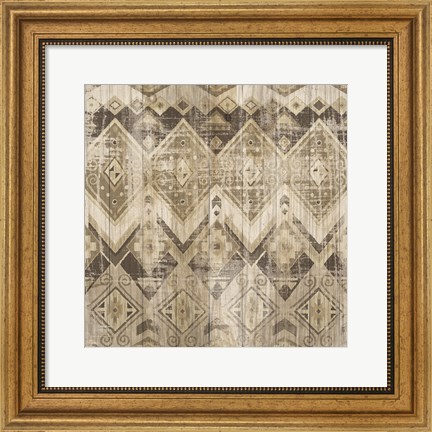 Framed Natural History Lodge Pattern VIII Print