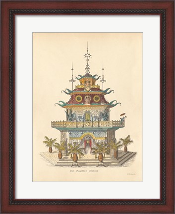 Framed Pavillion Chinois Print