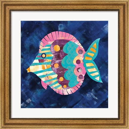 Framed Boho Reef IV Print