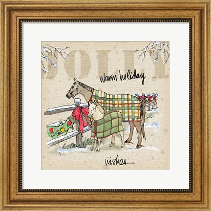 Framed Country Christmas II Print