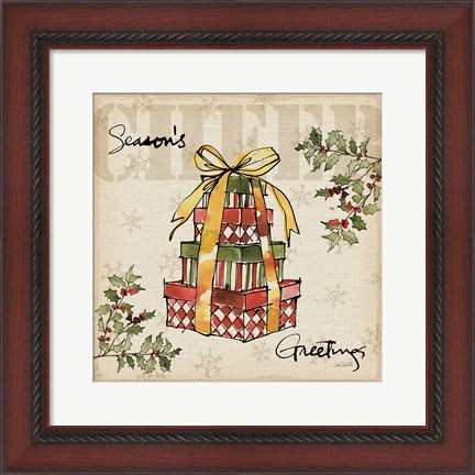 Framed Winter Wishes IV Print