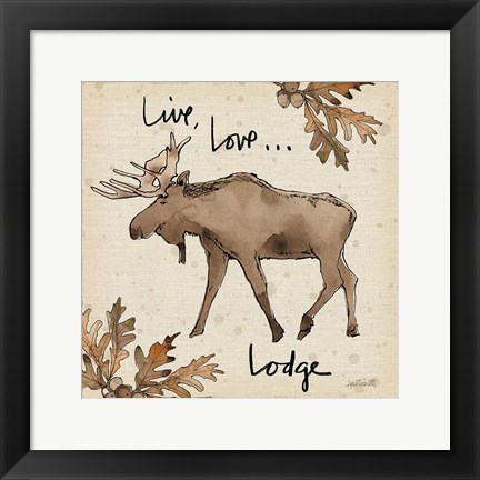 Framed Lodge Life IV Print