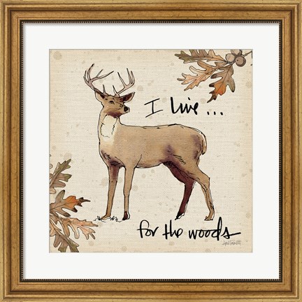 Framed Lodge Life II Print