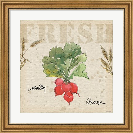 Framed Farmers Feast II Print