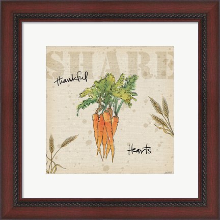 Framed Farmers Feast Harvest V Print