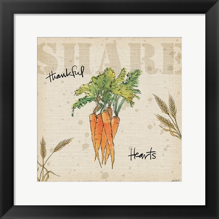 Framed Farmers Feast Harvest V Print