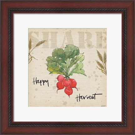 Framed Farmers Feast Harvest II Print