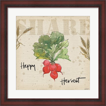 Framed Farmers Feast Harvest II Print