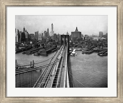 Framed Brooklyn Bridge Print