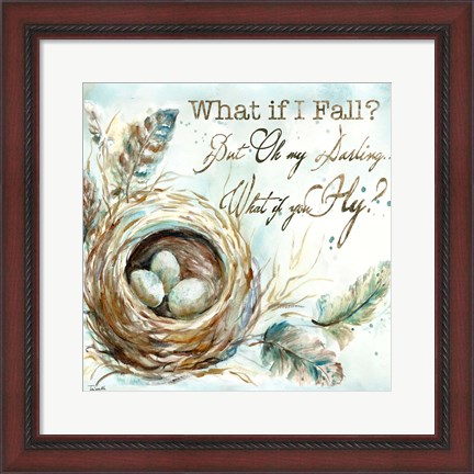 Framed Nest Fly Print