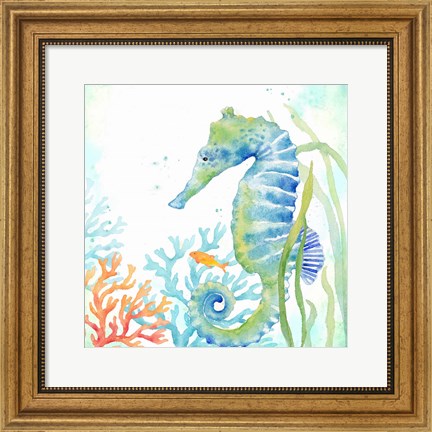 Framed Sea Life Serenade III Print