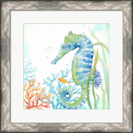 Framed Sea Life Serenade III Print