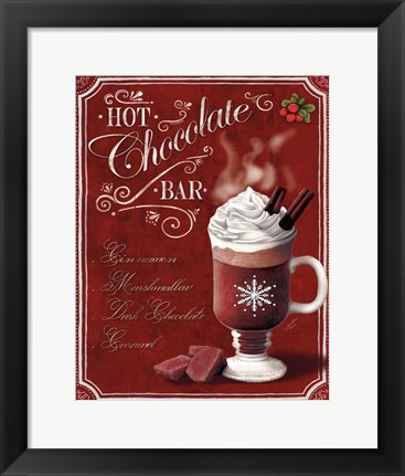 Framed Hot Cocoa Hot Chocolate Print