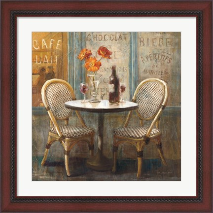 Framed Meet Me at Le Cafe I Print