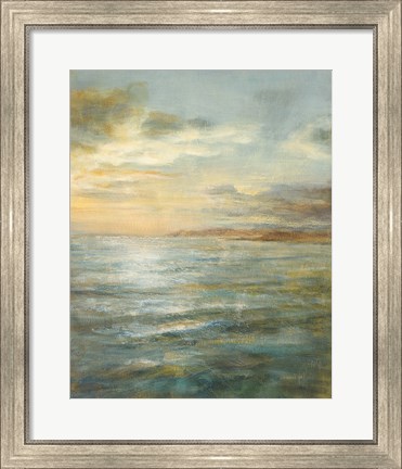 Framed Serene Sea III Print