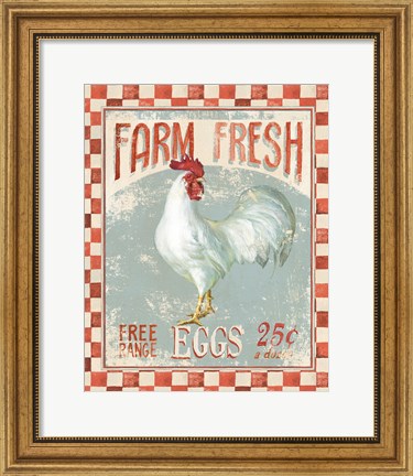 Framed Farm Nostalgia VII Print