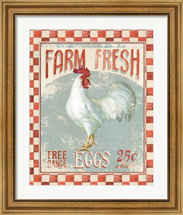 Framed Farm Nostalgia VII Print