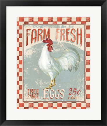 Framed Farm Nostalgia VII Print