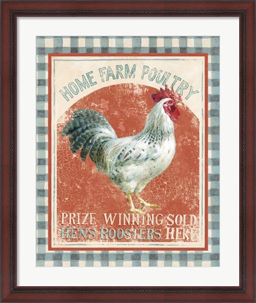 Framed Farm Nostalgia VIII Print