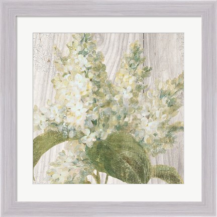 Framed Scented Cottage Florals II Crop Print