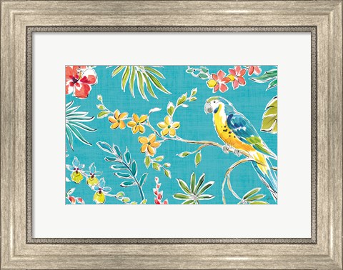 Framed Tropical Oasis II Print