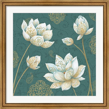 Framed Lotus Dream IVB Print