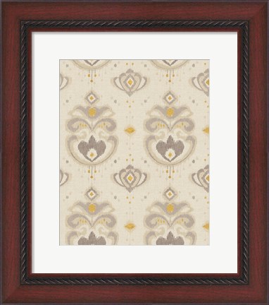 Framed Ikat Beauty Patterns Print