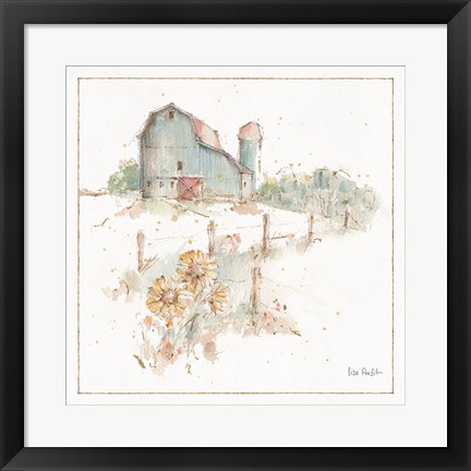 Framed Farm Friends XIV Print