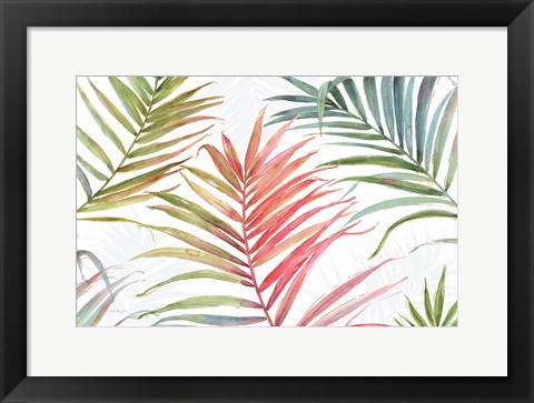 Framed Tropical Blush IV Print