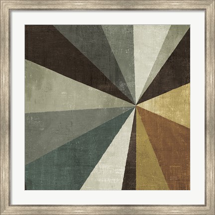 Framed Triangulawesome Square II Print