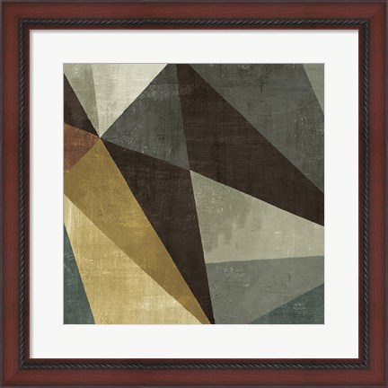 Framed Triangulawesome Square I Print