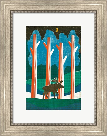 Framed Big Sky III No Words Print