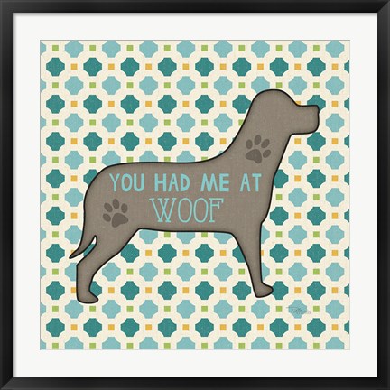 Framed Doggy Sayin III Print