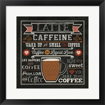 Framed Java Talk II Print