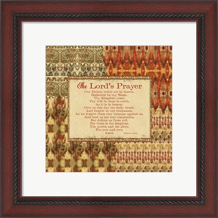 Framed Mirage Words III Sq Print