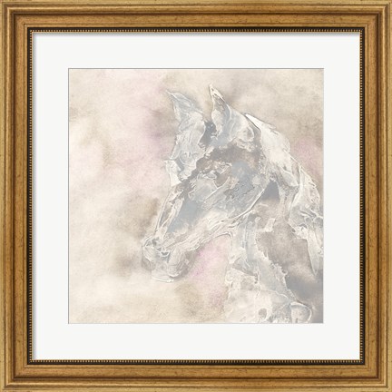 Framed Gray Head IV Print