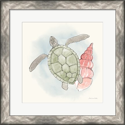 Framed Sea Life IV Print