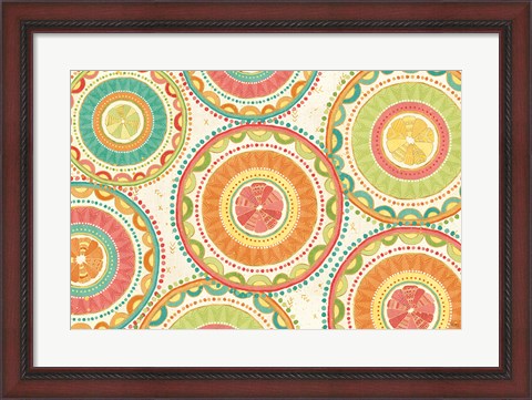 Framed Citrus Splash XIII Print