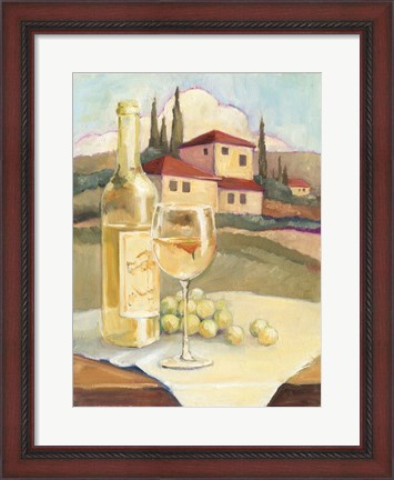 Framed Vino Veneto no Border Print