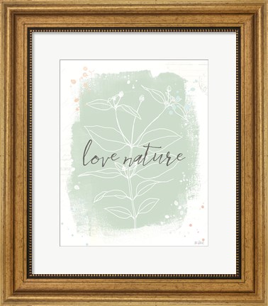 Framed Organic Lines IV Print