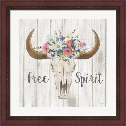 Framed Bohemian Rising II no Border Free Spirit Print