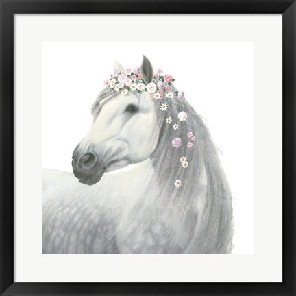 Framed Spirit Stallion II Square Print