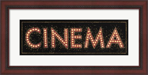 Framed Cinema Marquee Print