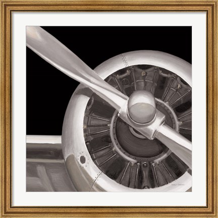 Framed Travel by Air III Dark Print