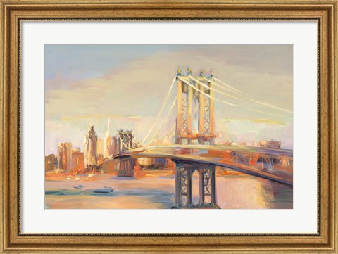 Framed Manhattan Reflection Print